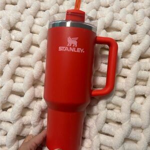 Stanley Bold Red Travel Mug with Handle